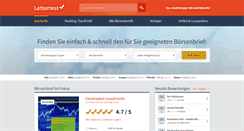 Desktop Screenshot of lettertest.de